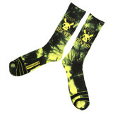 Pokemon Pikachu Tie-Dye Crew Socks - Mens Shoe Size 9-11 - New