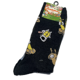 Nickelodeon Rugrats Eat Snooze Repeat & Rocko's Modern Life Crew Socks (2 Pair) - New