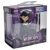Jada Toys Metals 85211 Wednesday Wednesday Addams (Dress) 2.5" Die-Cast Collectible Figure - New, Unopened