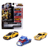 Jada Toys Nano Hollywood Rides Transformers NV-2 Die-Cast Collectible Vehicle (3 Pack) - New, Sealed