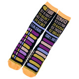 Star Trek The Next Generation Replicator Crew Socks - Loot Crate Exclusive - New - Mens Size 6-12