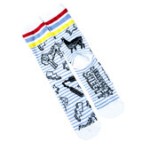 Napoleon Dynamite Crew Socks - Loot Crate Exclusive - New - Mens Size 6-12