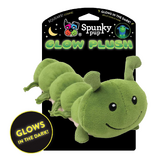 Spunky Pup 'Glow Plush Caterpillar' Plush Dog Toy - Small - New, With Tags