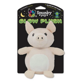 Spunky Pup 'Glow Plush Pig' Plush Dog Toy - Large - New, With Tags