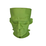 Supportive Solutions 3D Printed Frankenstein Head Planter - Large - New, Handmade