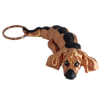 Supportive Solutions 3D Printed Bloodhound Flexi Bag Charm Keychain - One Size - New, Handmade