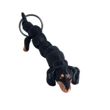 Supportive Solutions 3D Printed Dachshund Flexi Bag Charm Keychain - One Size - New, Handmade