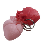 Supportive Solutions 3D Printed Heart Health Bag Charm Keychain - One Size - New, Handmade