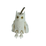 Supportive Solutions 3D Printed Horned Owl Flexi Bag Charm Keychain - One Size - New, Handmade