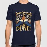 TeeFury "Immigrants We Get The Job Done" (Hamilton Musical) T Shirt Mens Size XXL NEW