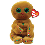 TY Beanie Bellies Crispin Brown Gingerbread Beanie Baby - New, With Tags