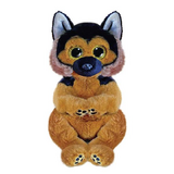 TY Beanie Bellies Ace Brown German Shepherd 8" Beanie Baby - New, With Tags