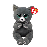 TY Beanie Bellies Binx Russian Blue Cat 8" Beanie Baby - New, With Tags