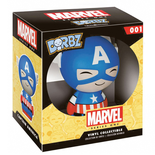 Funko Dorbz Marvel Captain America (Series One) #001 Mint Condition