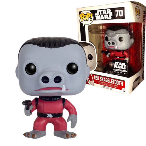 Funko POP! Star Wars Red Snaggletooth #70 EXCLUSIVE Mint Condition