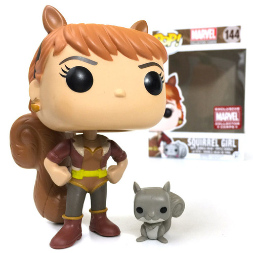 Funko POP! Marvel Squirrel Girl (With Bonus Tippy Toe) #144 EXCLUSIVE Mint Condition