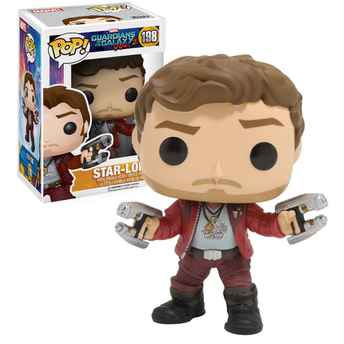 Funko POP! Marvel Guardians Of The Galaxy Vol 2 #198 Star-Lord - New, Mint Condition