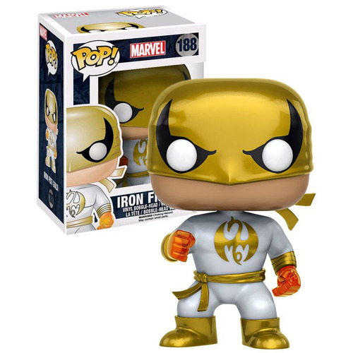 Funko POP! Iron Fist (Gold) #188 EXCLUSIVE New Mint