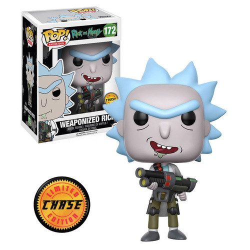 Funko POP! Animation Rick And Morty #172 Weaponized Rick - Limited Edition Chase - New, Mint Condition