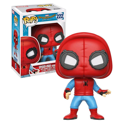 Funko POP! Marvel Spiderman: Homecoming #222 Spiderman (Homemade Suit) New Mint