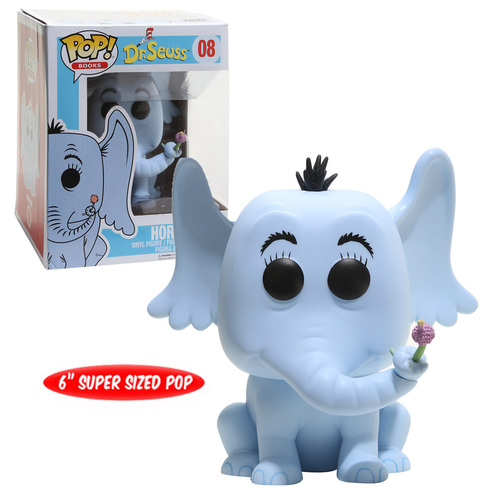 Funko POP! #08 Horton Hears a Who from Dr. Seuss 6" MegaPOP NEW WITH BOX DAMAGE