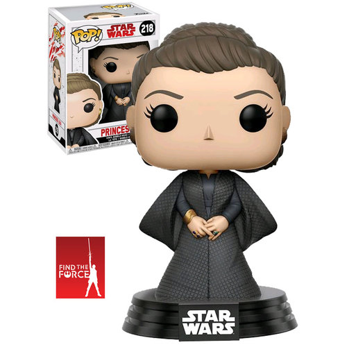 Funko POP! Star Wars The Last Jedi #218 Princess Leia (With Cloak) - New, Mint Condition