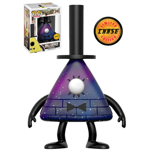 Funko POP! Animation Gravity Falls #243 Bill Cipher - Limited Edition Chase - New, Mint Condition