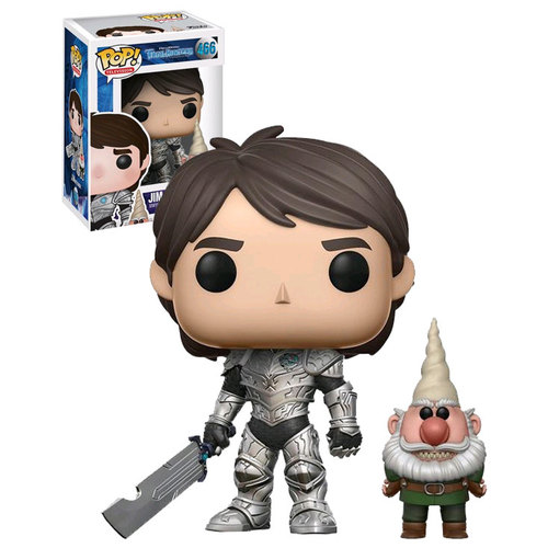 Funko POP! Television Trollhunters #466 Jim With Gnome - New, Mint Condition