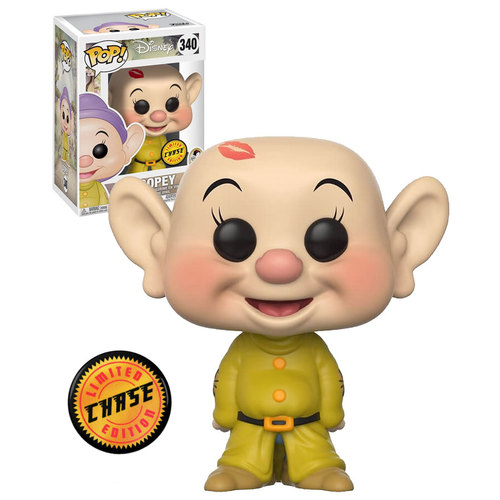 Funko POP! Disney Snow White And The Seven Dwarfs #340 Dopey - Limited Edition Chase - New, Mint Condition