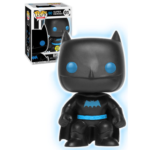 Funko POP! Heroes DC Super Heroes Justice League #01 Batman Silhouette (Glows In The Dark) - New, Mint Condition