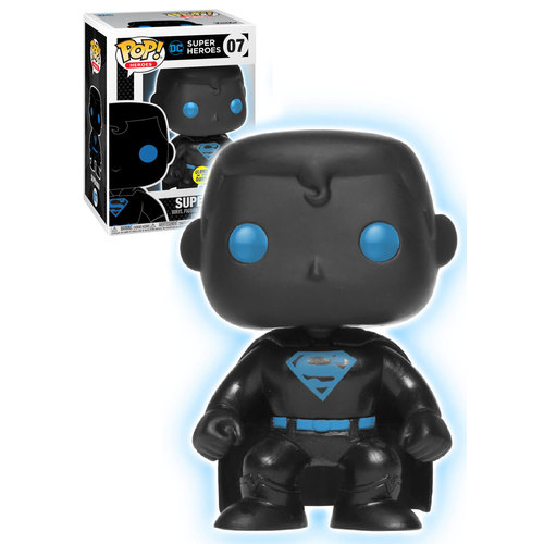 Funko POP! Heroes DC Super Heroes Justice League #07 Superman Silhouette (Glows In The Dark) - New, Mint Condition