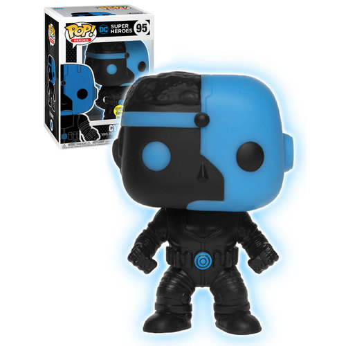 Funko POP! Heroes DC Super Heroes Justice League #95 Cyborg Silhouette (Glows In The Dark) - New, Mint Condition