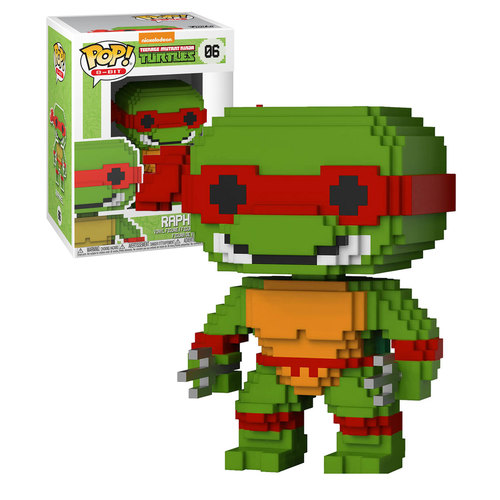 Funko POP! 8-Bit Nickelodeon Teenage Mutant Ninja Turtles #06 Raphael - New, Mint Condition