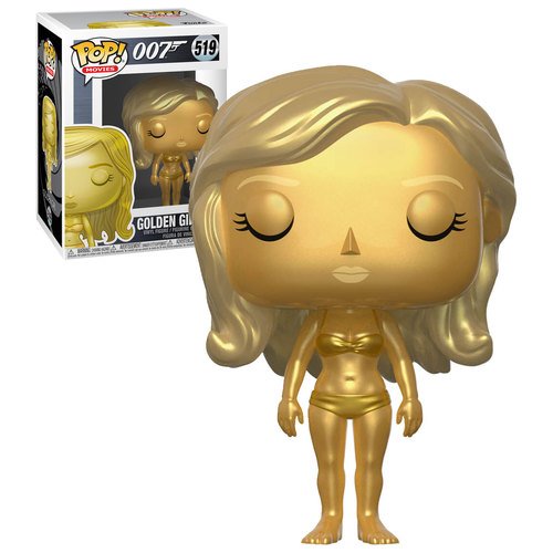 Funko POP! Movies James Bond 007 #519 Golden Girl (From Goldfinger) - New, Mint Condition