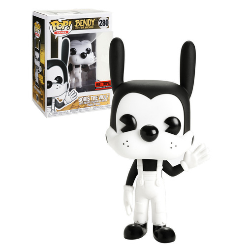 Funko POP! Games Bendy And The Ink Machine #280 Boris The Wolf - Hot Topic Exclusive Pre-Release - New, Mint Condition