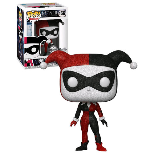 Funko POP! Heroes Batman The Animated Series #156 Harley Quinn (Glitter) - Diamond Collection - New, Mint Condition