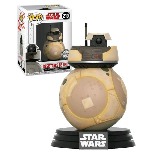 Funko POP! Star Wars The Last Jedi #210 Resistance BB Unit (Orange) - New, Mint Condition