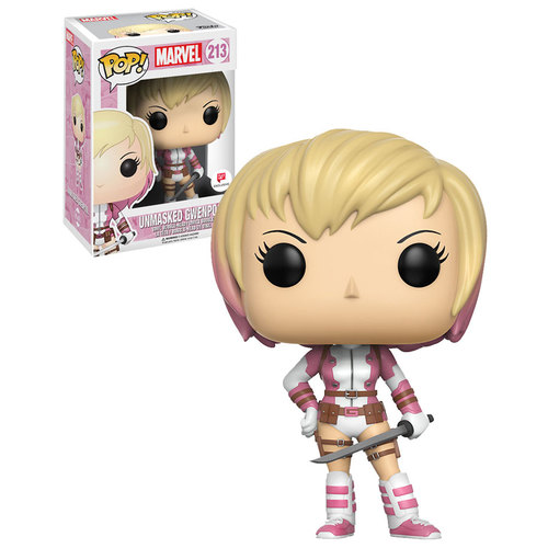 Funko POP! Marvel #213 Unmasked Gwenpool - Walgreens Exclusive Import - New, Mint Condition