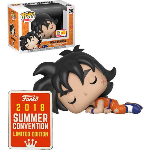 Funko POP! Animation Dragonball Z #397 Dead Yamcha - Funko 2018 San Diego Comic Con (SDCC) Limited Edition - New, Mint Condition