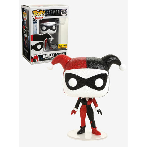 Funko POP! Heroes Batman The Animated Series #156 Harley Quinn (Glitter) - Diamond Collection - Hot Topic Exclusive Import - New, Mint Condition