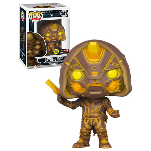 Funko POP! Games Destiny #341 Cayde-6 (Golden Gun) - Glows - Gamestop Exclusive Import - New, Mint Condition