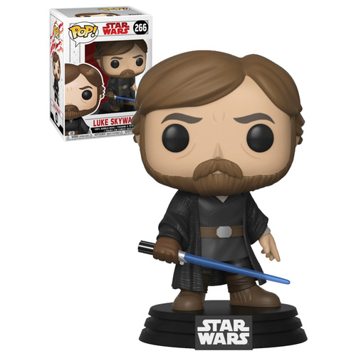 Funko POP! Star Wars The Last Jedi #266 Luke Skywalker (With Light Saber) - New, Mint Condition