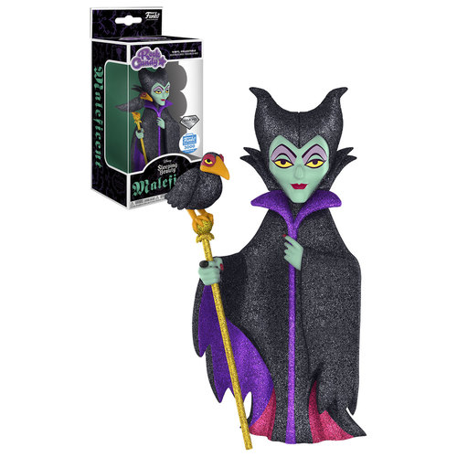 Funko Rock Candy Disney Sleeping Beauty Maleficent (Diamond Collection) - Funko Shop Exclusive - New, Mint Condition