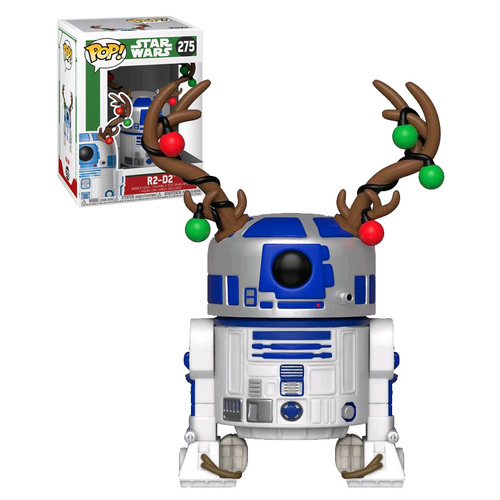 Funko POP! Star Wars Holiday #275 R2-D2 (With Reindeer Antlers) - New, Mint Condition