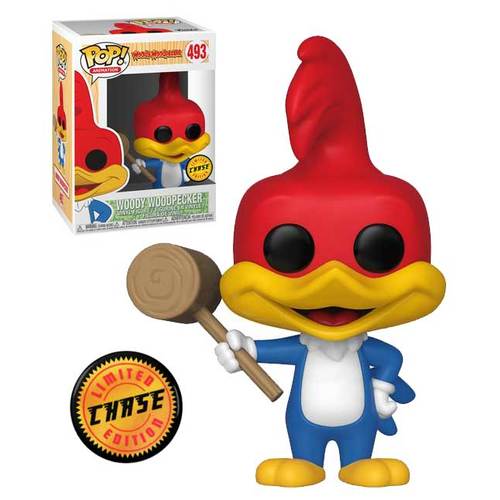 Funko POP! Animation Woody Woodpecker #487 Woody Woodpecker - Limited Edition Chase - New, Mint Condition