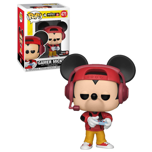 Funko Pop Disney Mickey Mouse 90 Years 471 Gamer Mickey Gamestop