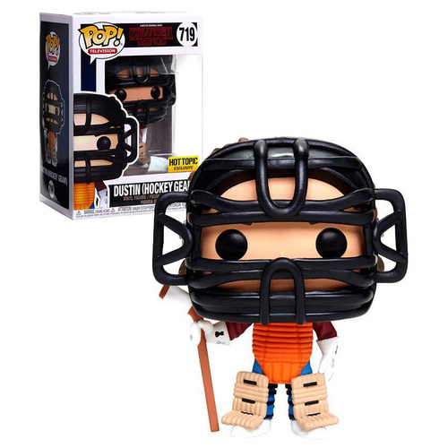 Funko POP! Television Stranger Things #719 Dustin (Hockey Gear) - Hot Topic Exclusive Import - New, Mint Condition