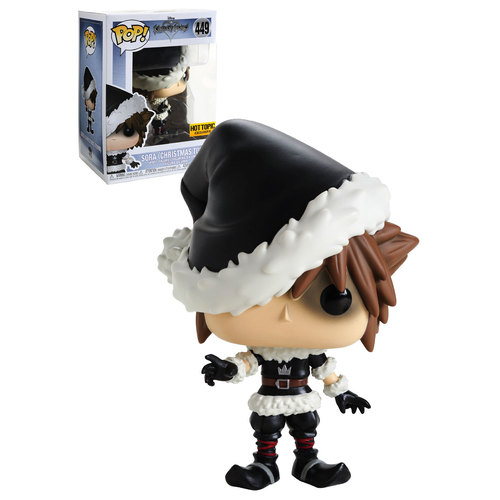 Funko Pop! Disney Kingdom Hearts #449 Sora (Christmas Town) - Hot Topic Exclusive Import - New, Mint Condition