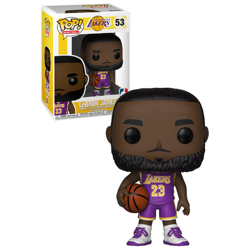 Funko POP! Basketball Los Angeles Lakers #53 Lebron James (Purple ...