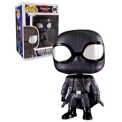 Funko POP! Marvel Spider-Man Into The Spiderverse #409 Spider-Man Noir (No Hat) - New, Mint Condition